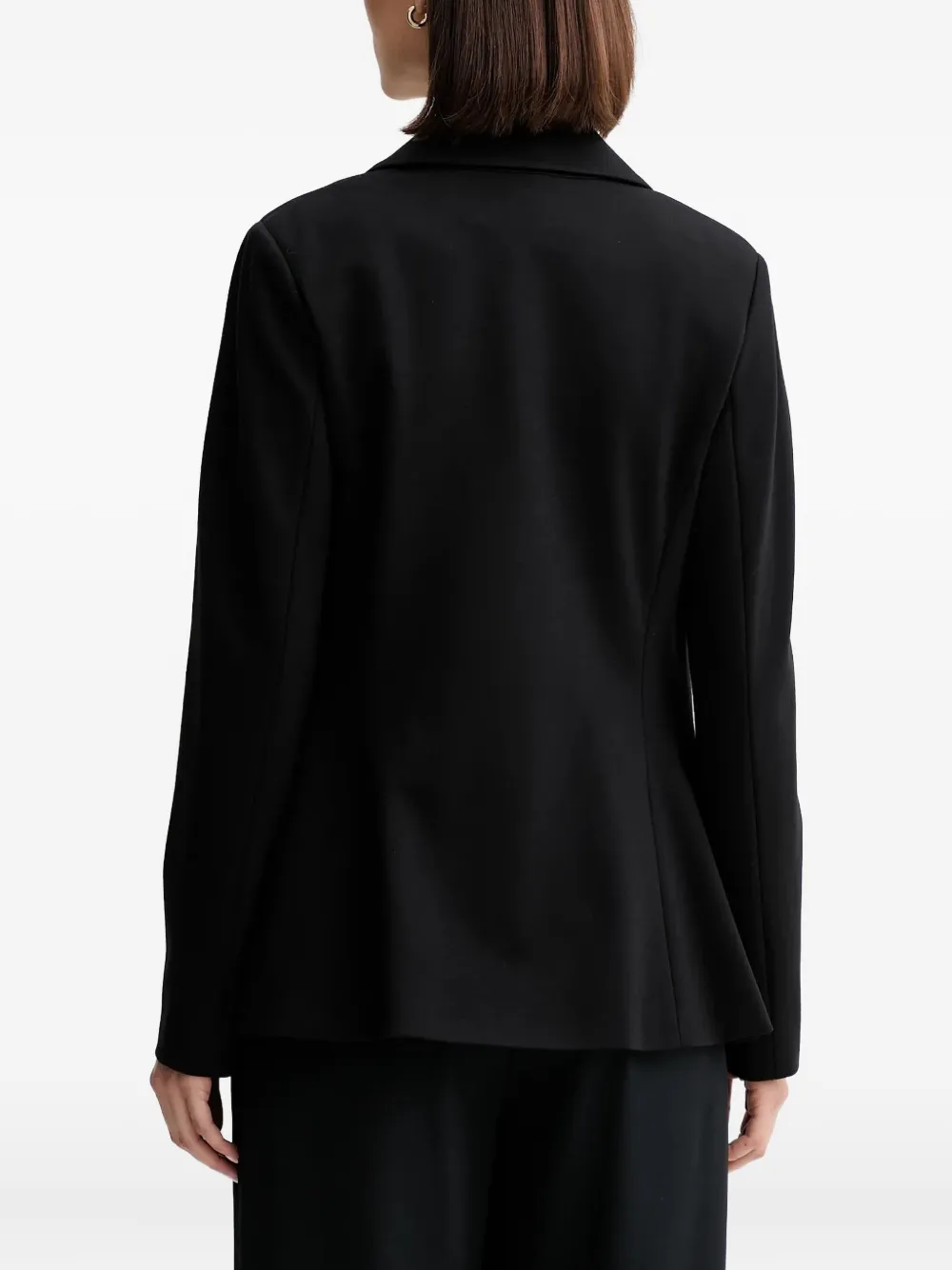 Guess Usa Buttoned Double-breasted Blazer In Black