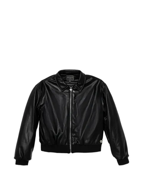 guess kids zip collar jacket