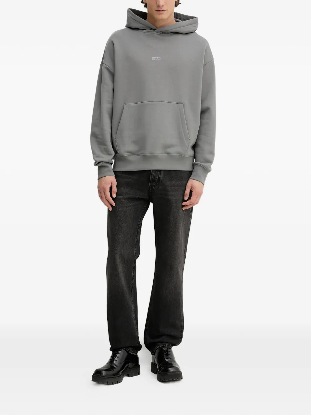 HUGO logo-print hoodie | Hoodies | Image 2