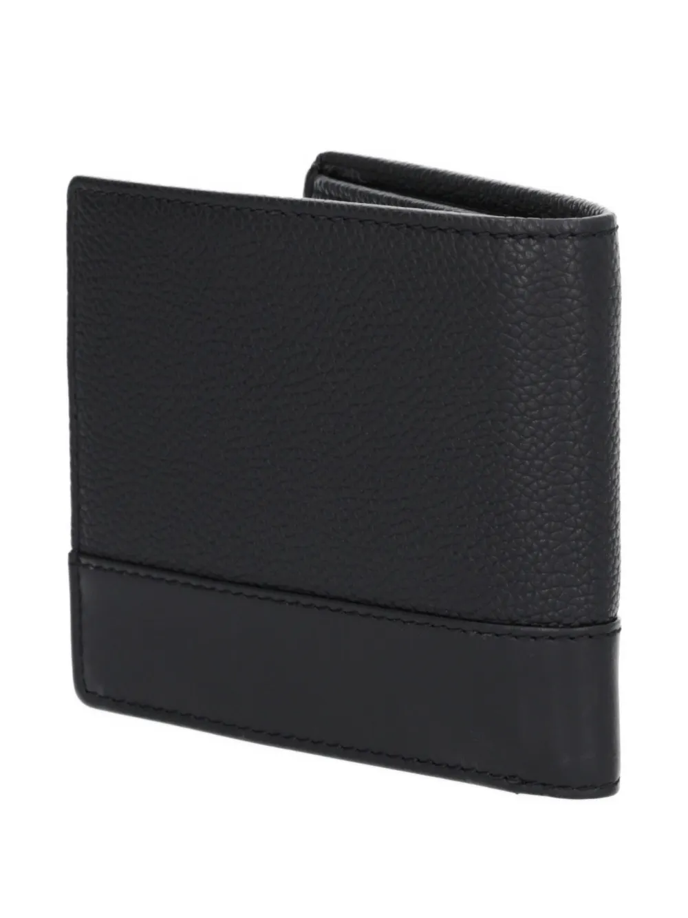 Hugo Boss Logo-plaque Wallet In Black