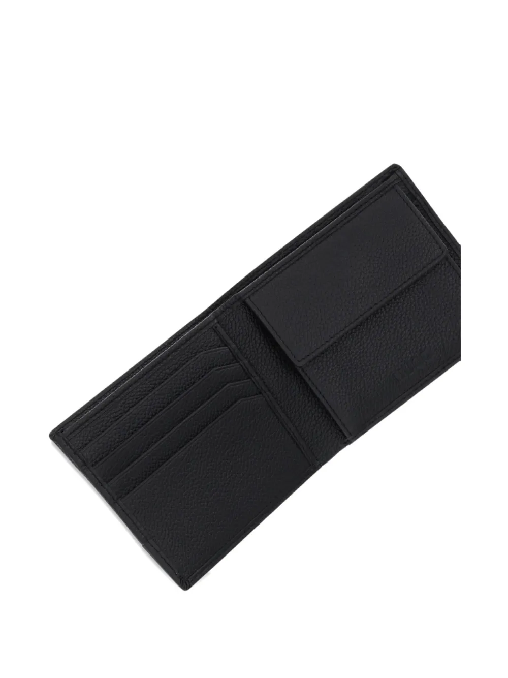 Hugo Boss Logo-plaque Wallet In Black