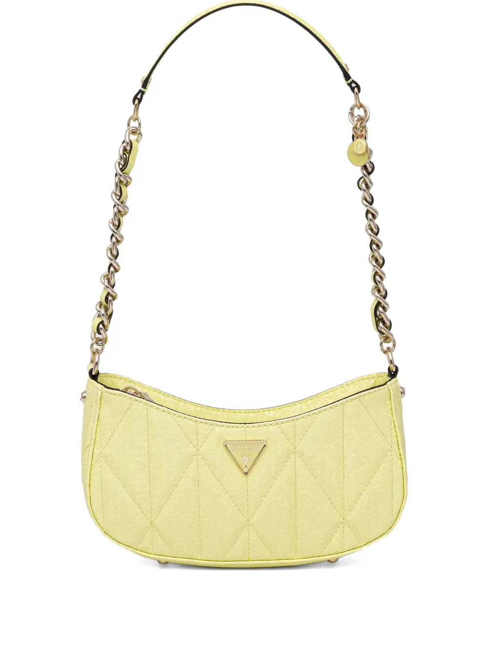 Guess Usa Aldina 4g Shoulder Bag In Yellow