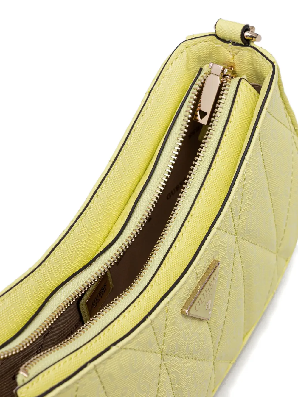 Guess Usa Aldina 4g Shoulder Bag In Yellow
