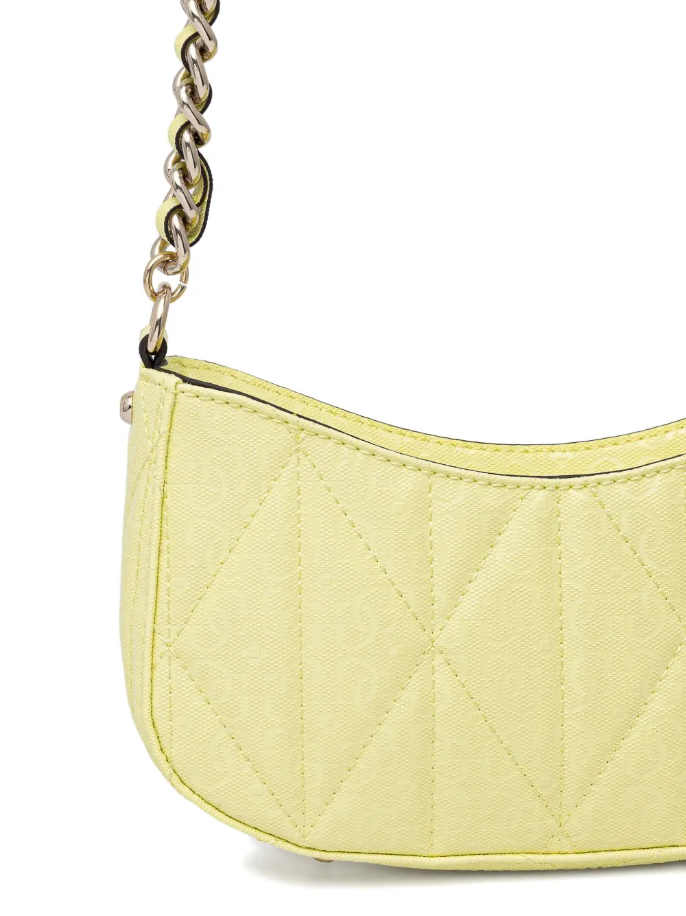 Guess Usa Aldina 4g Shoulder Bag In Yellow