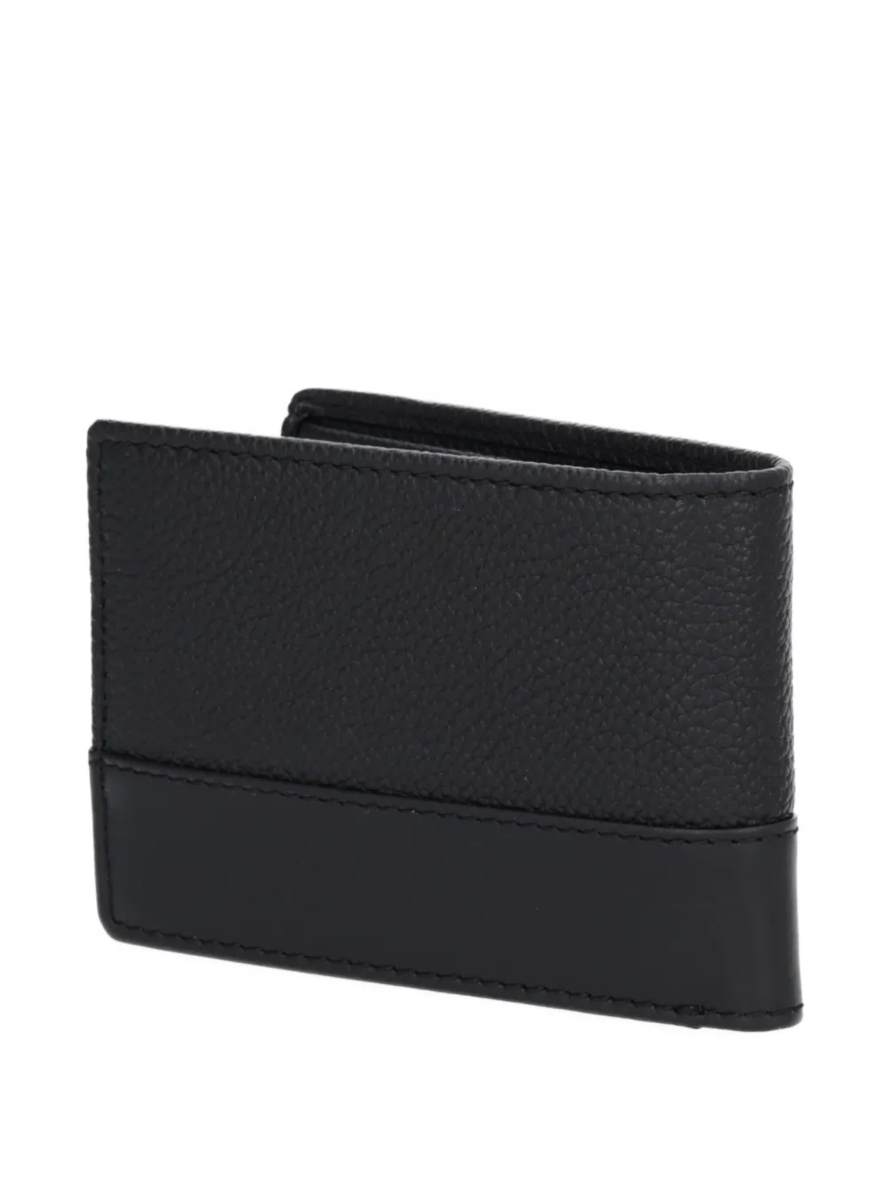 Hugo Boss Logo-plaque Wallet In Black