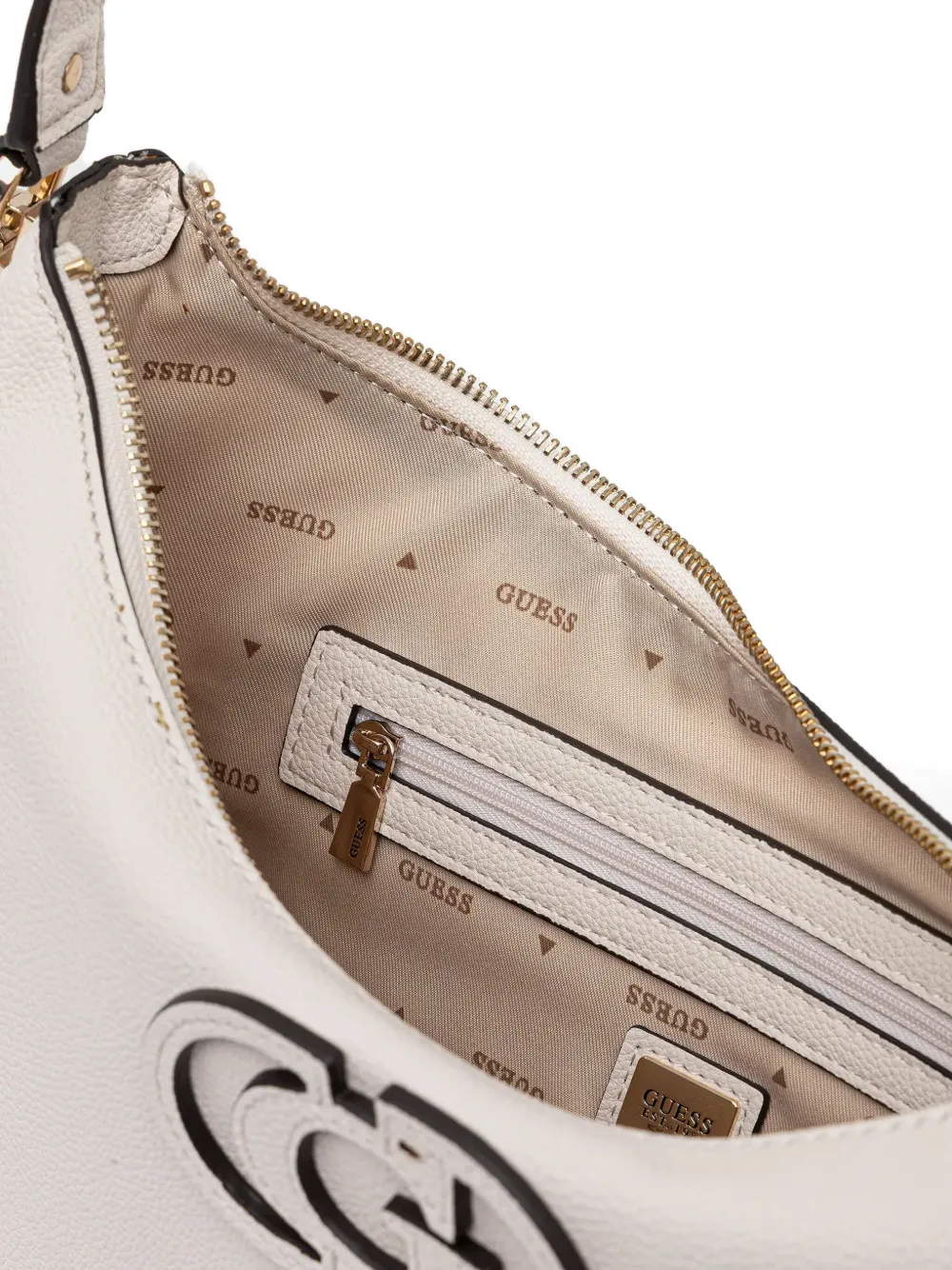 GUESS USA Crossbodytas met logopatch Wit