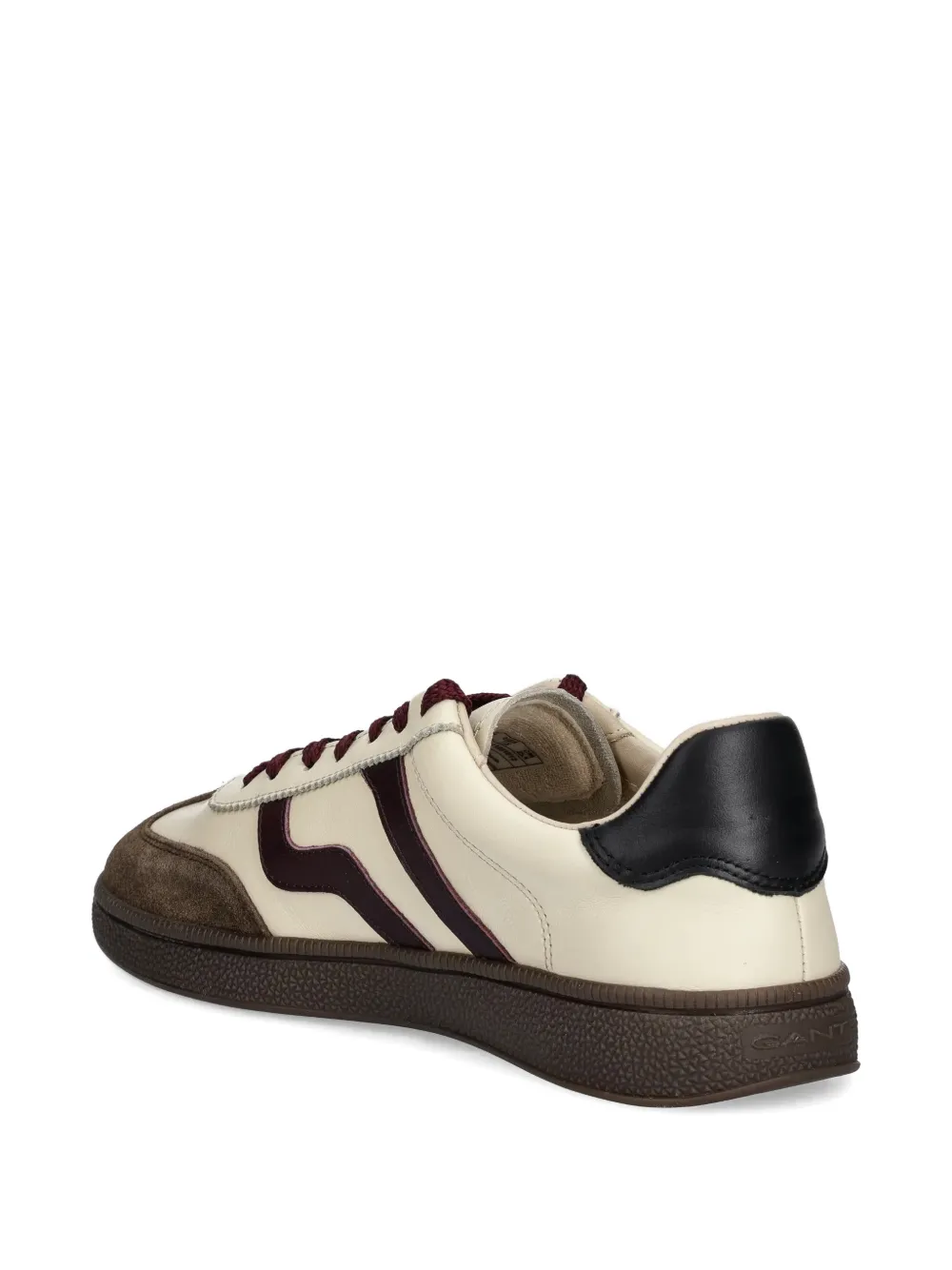 Gant Cuzmo suède sneakers met streep Beige