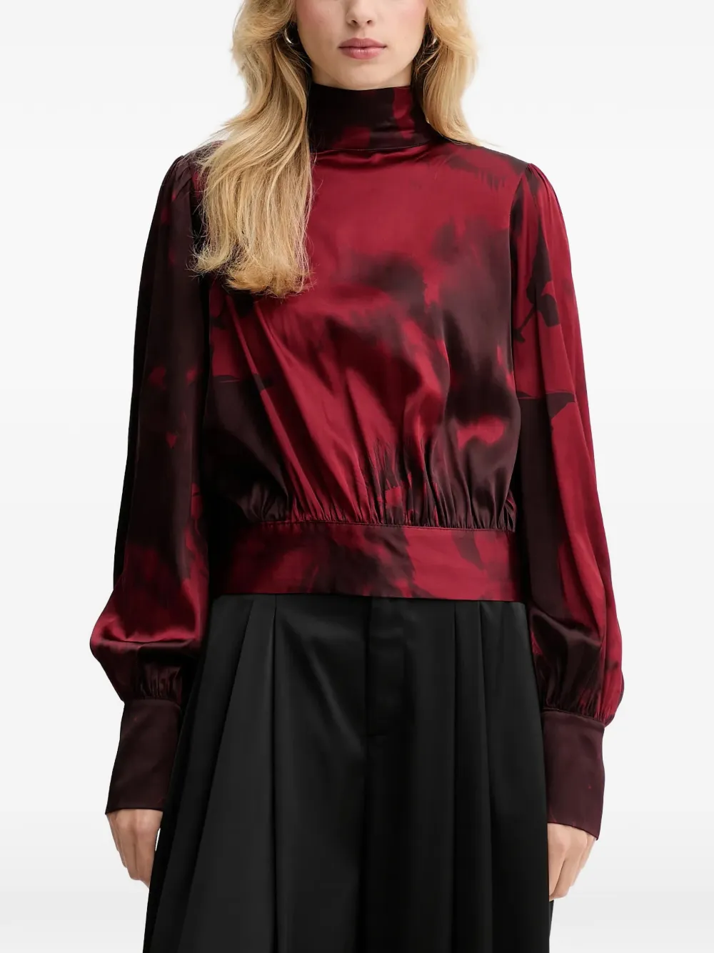 Gestuz GZselina open back tie blouse - Rosso