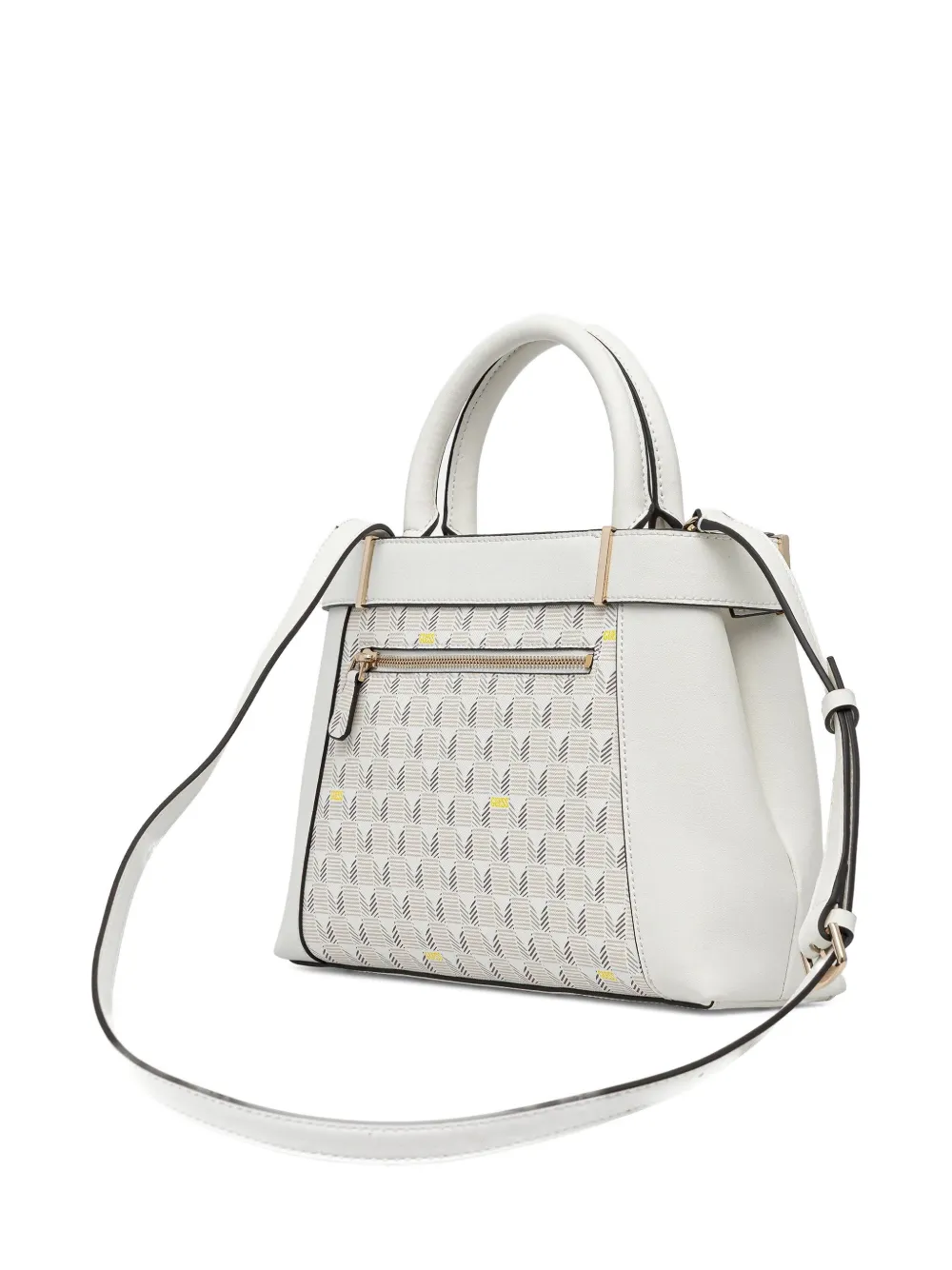  Guess Usa Patterned Crossbody Bag - White 