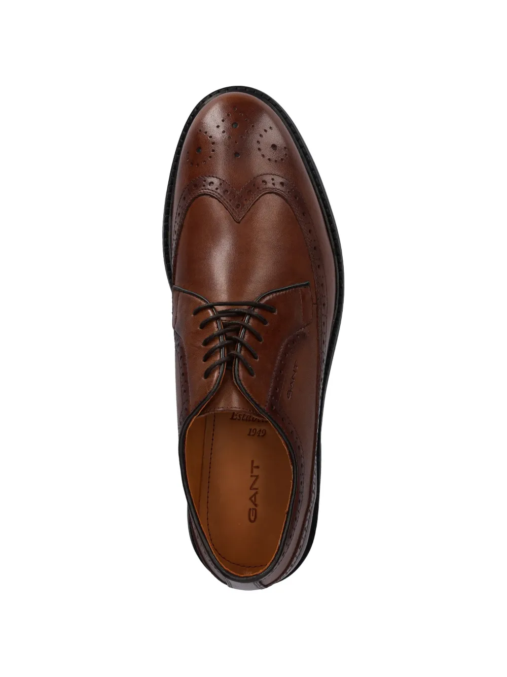Gant Veterschoenen met brogue detail Bruin