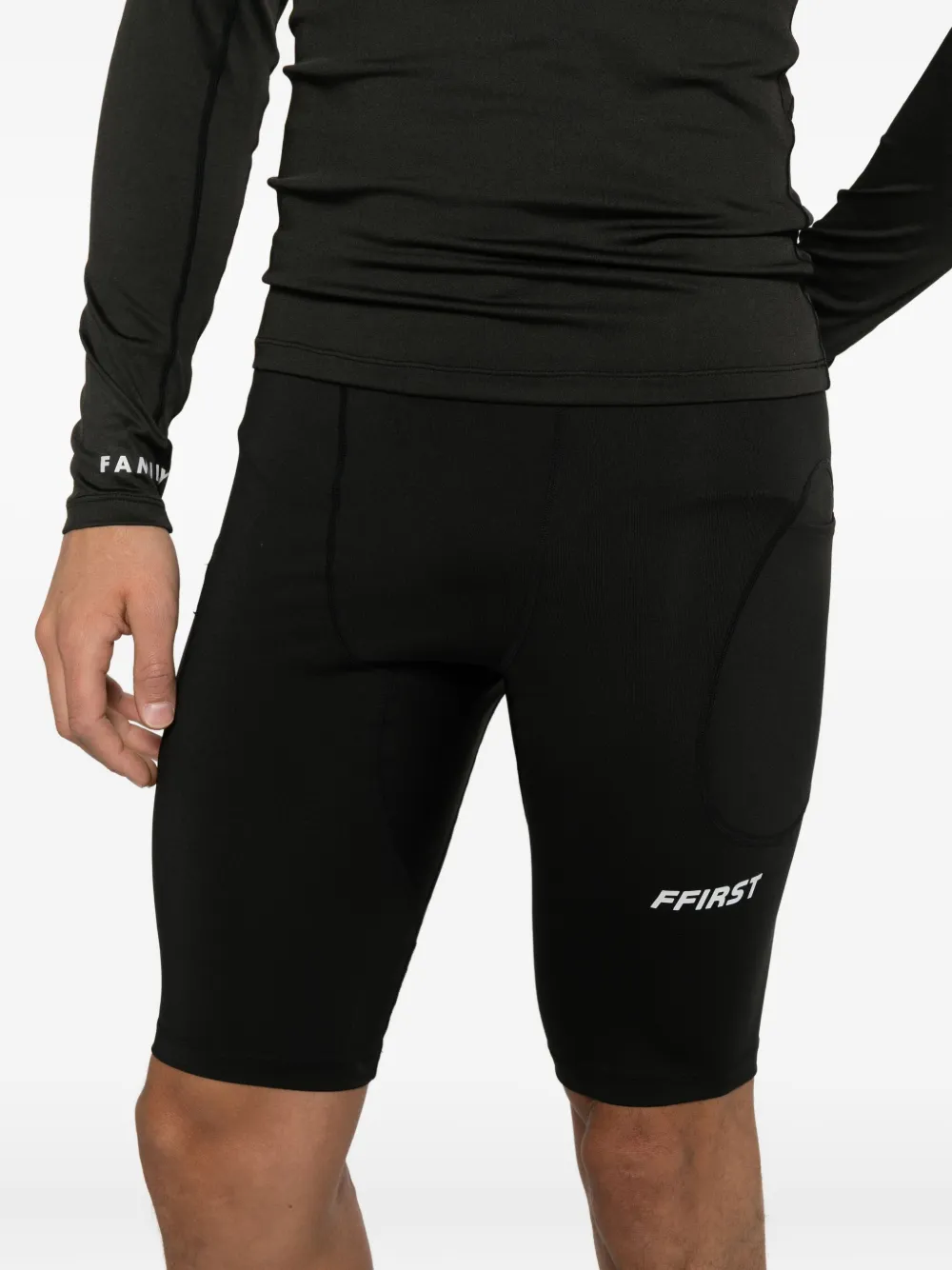 Family First Trainingsshorts met zijzak Zwart