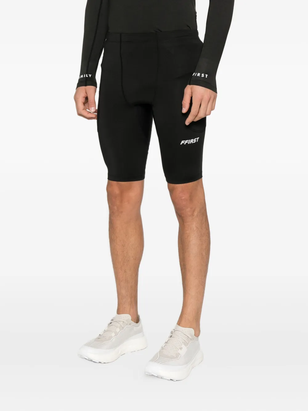 Family First Trainingsshorts met zijzak Zwart