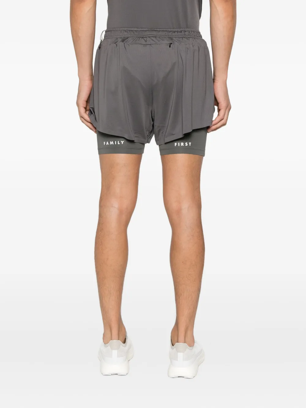 Family First Gelaagde trainingsshorts Grijs