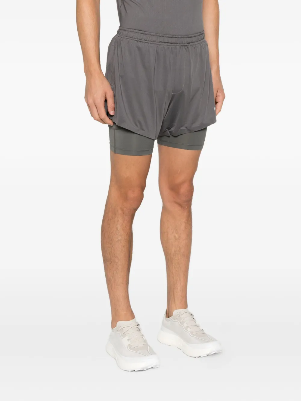 Family First Gelaagde trainingsshorts Grijs