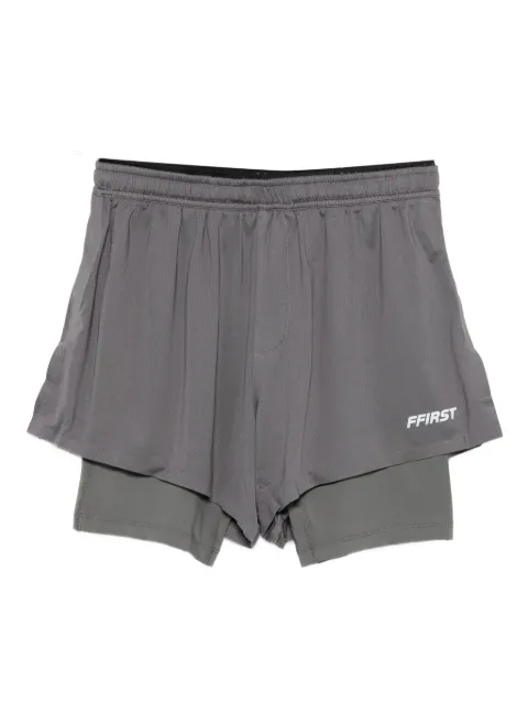 Family First layered performance shorts