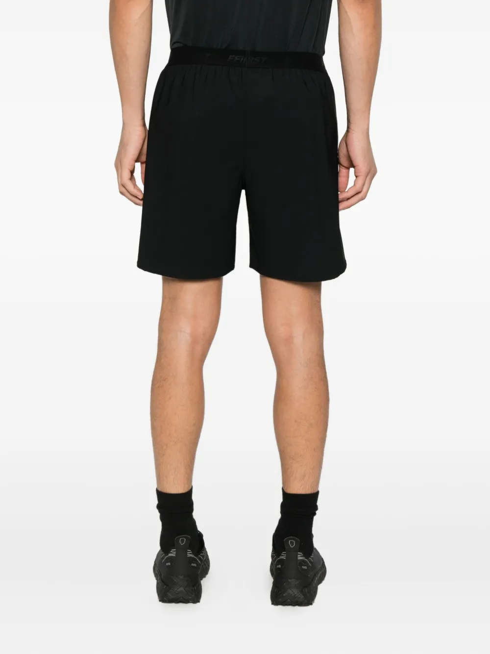 Family First Trainingsshorts met logoprint Zwart