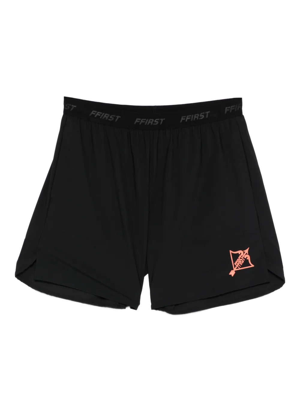Family First logo-print performance shorts | Black | Image 1