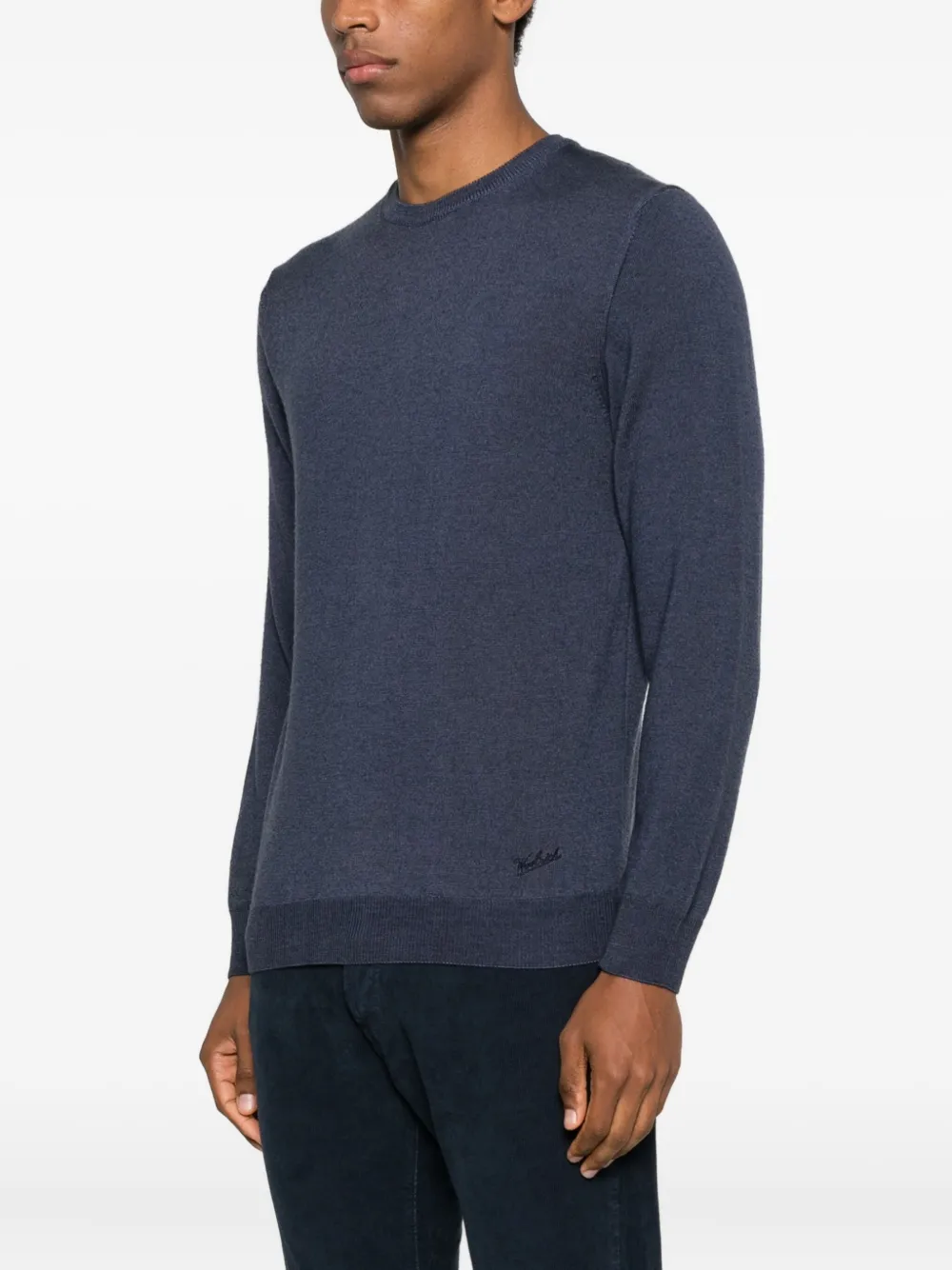 Woolrich Trui met ronde hals Blauw