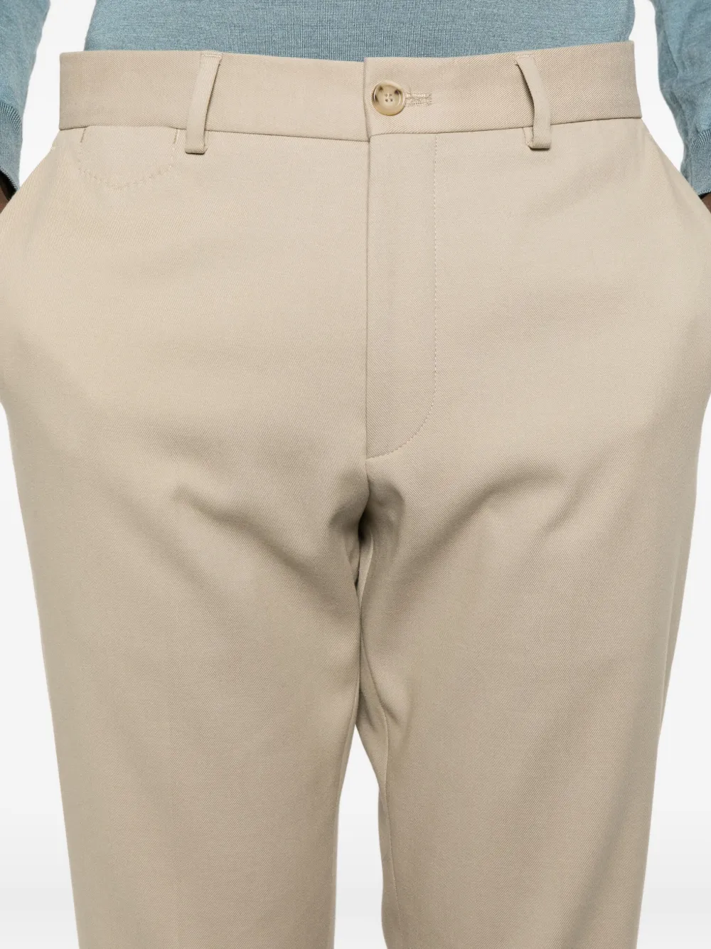 BOSS Plooibroek Beige