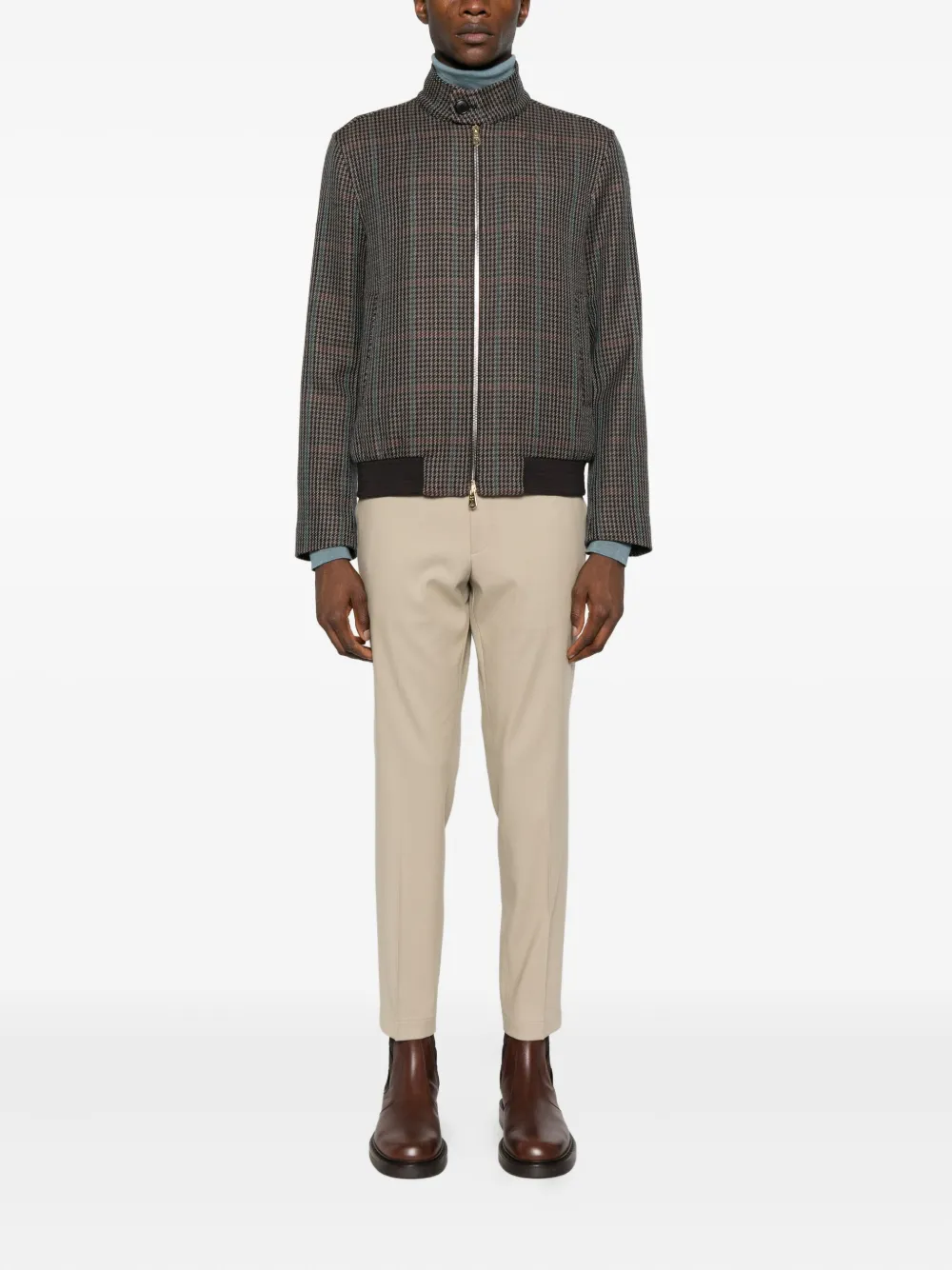 BOSS pressed-crease trousers - Beige