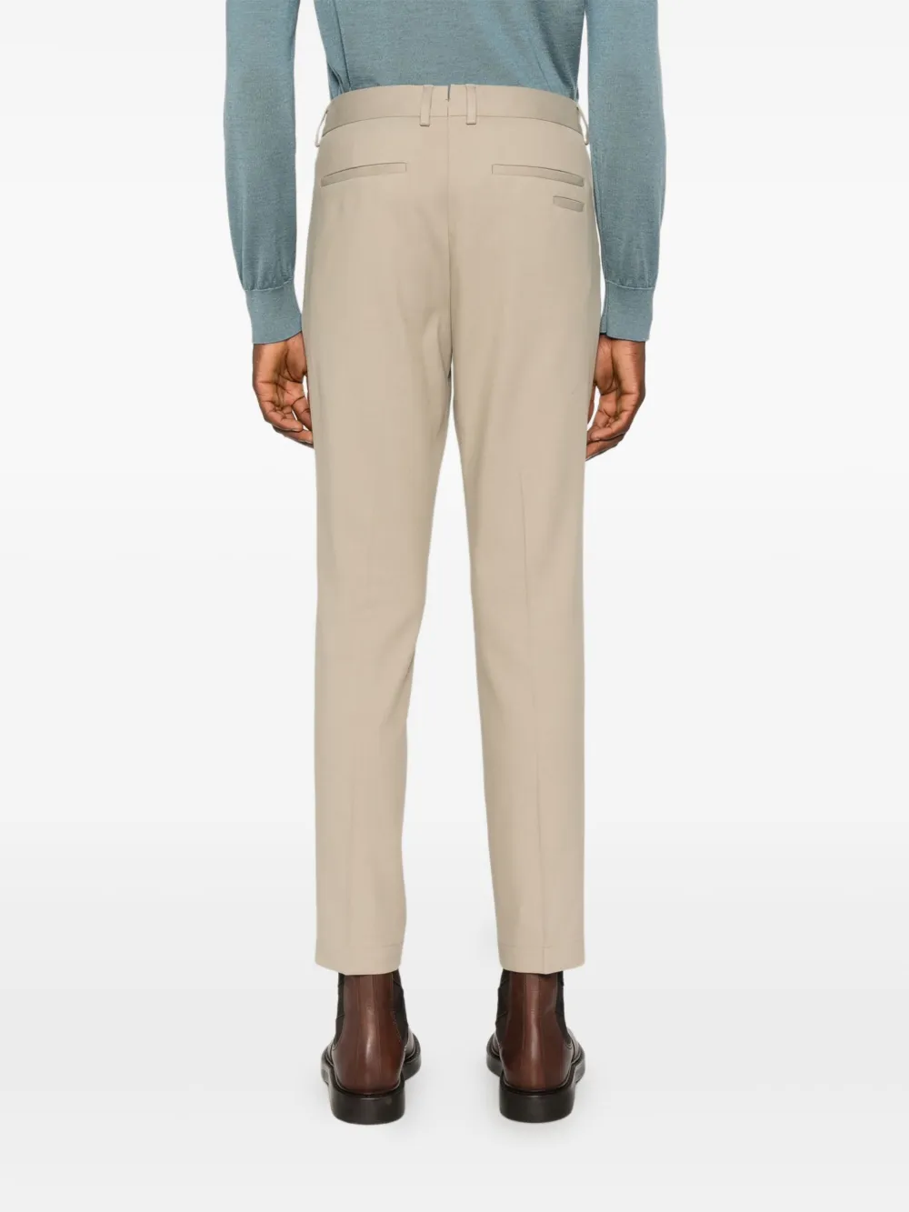 BOSS Plooibroek Beige