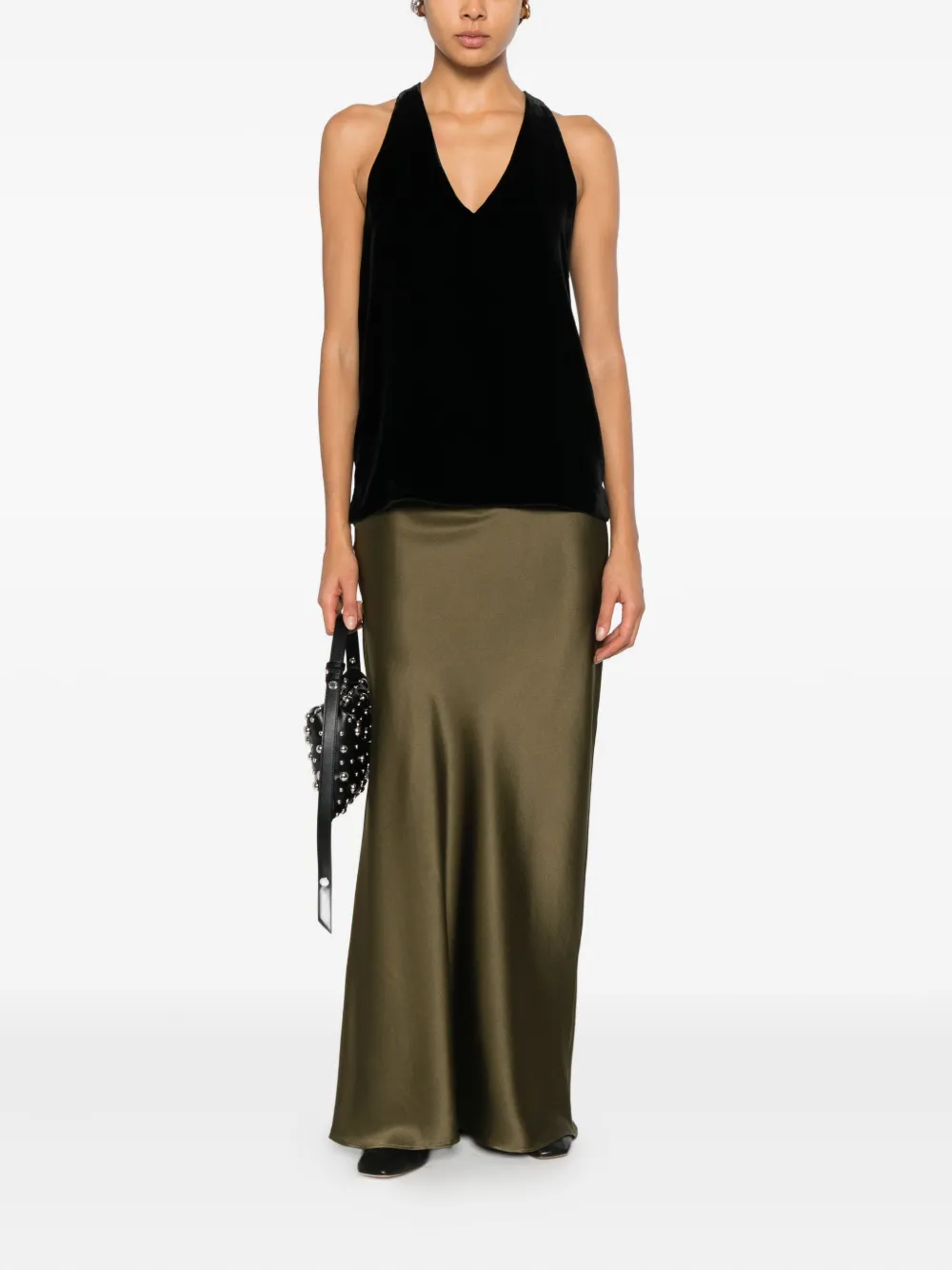 Forte Mouwloze top Zwart