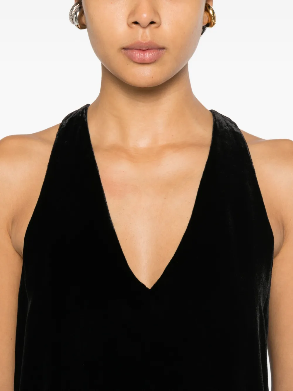 Forte Mouwloze top Zwart