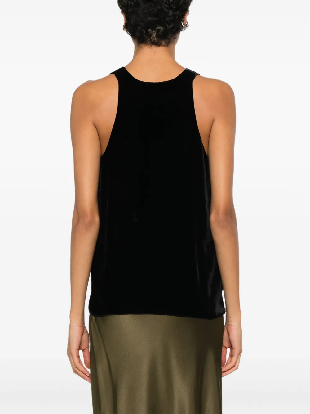 Forte Mouwloze top Zwart