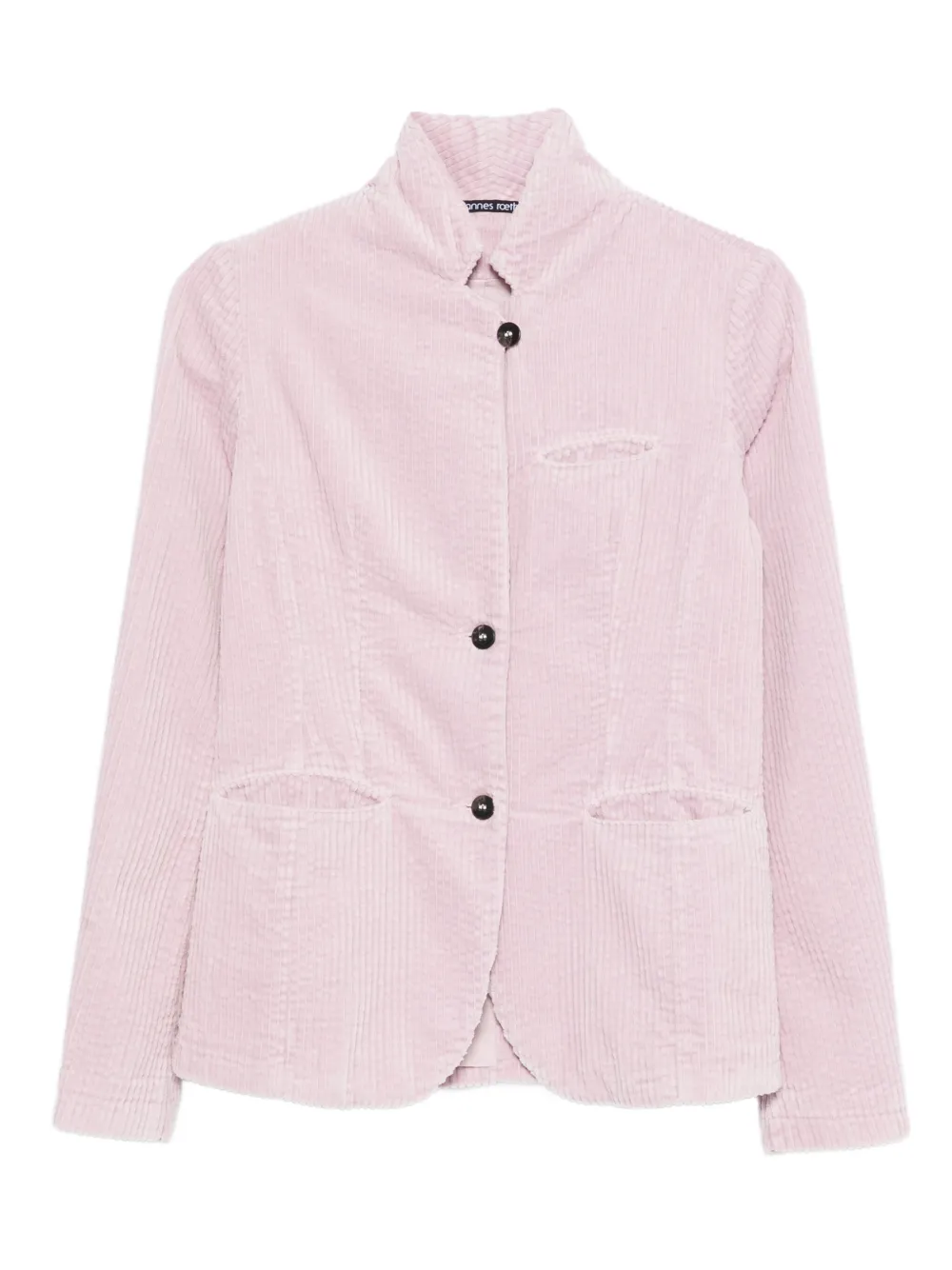 Hannes Roether button corduroy jacket | Pink | Image 1