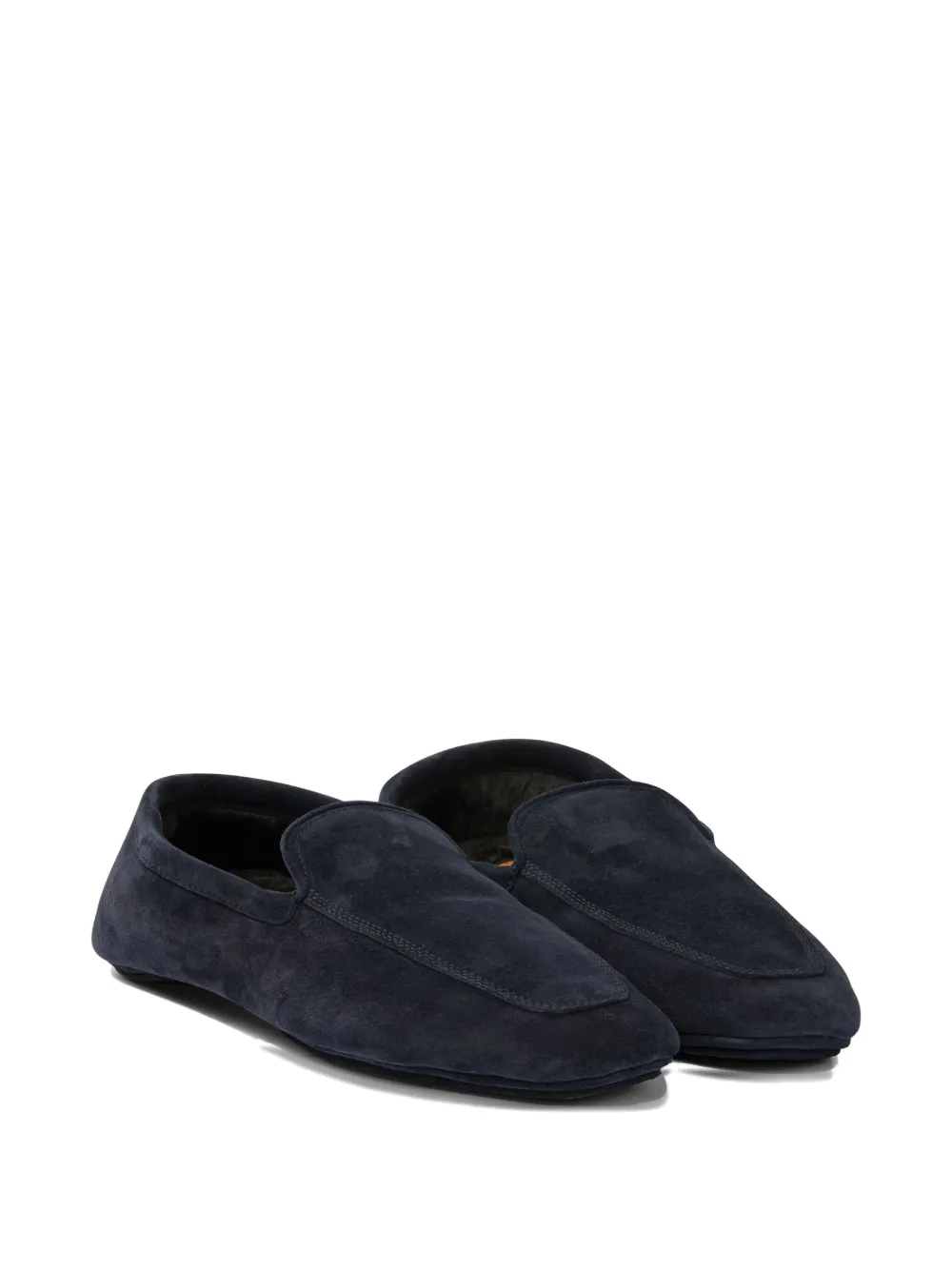 Henderson Baracco Suède loafers Blauw