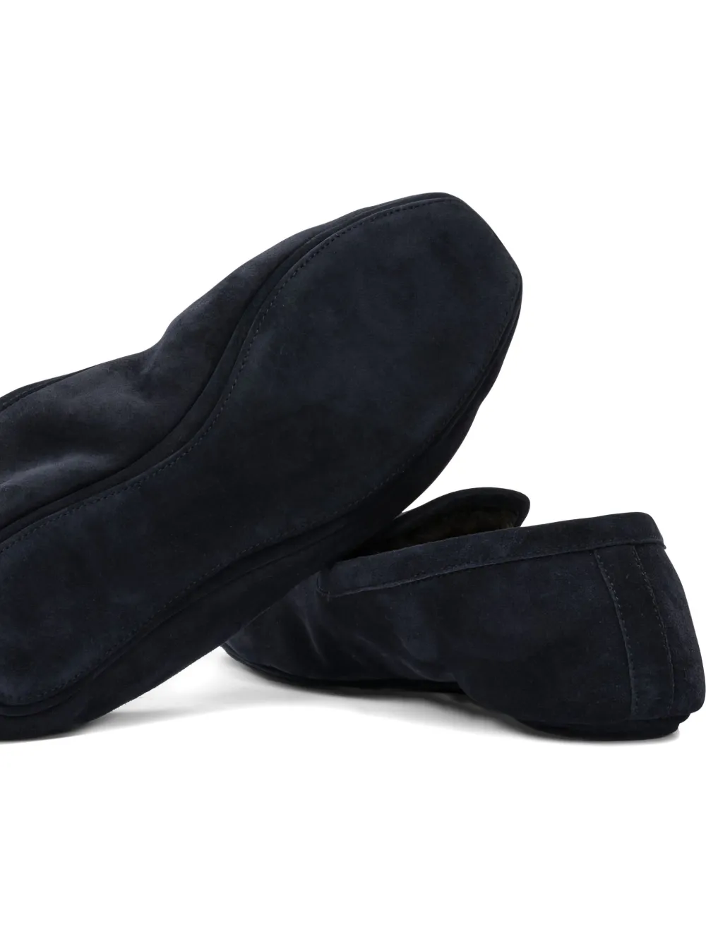 Henderson Baracco Suède loafers Blauw