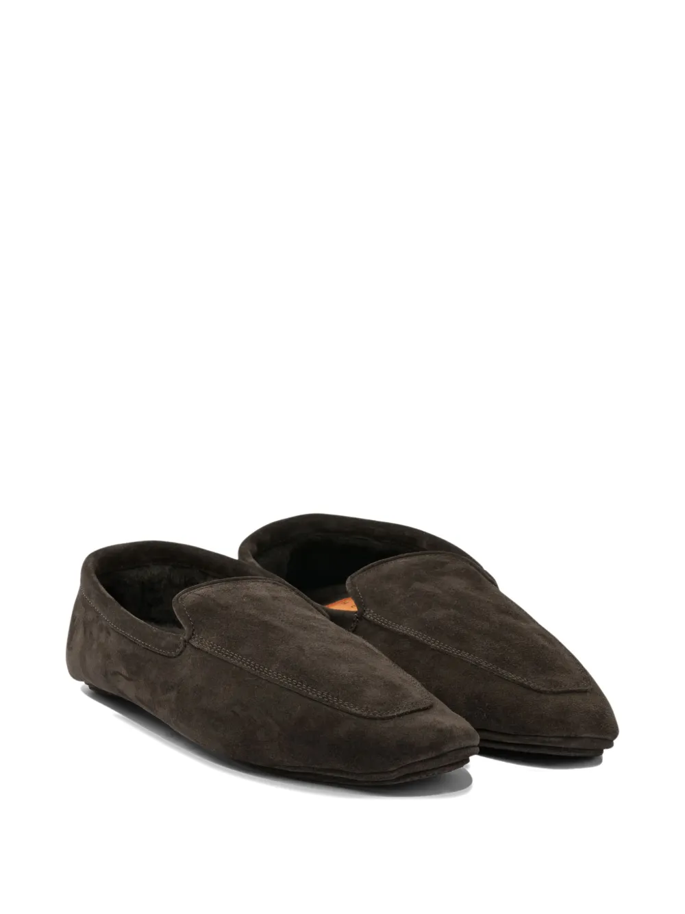 Henderson Baracco Suède loafers Bruin