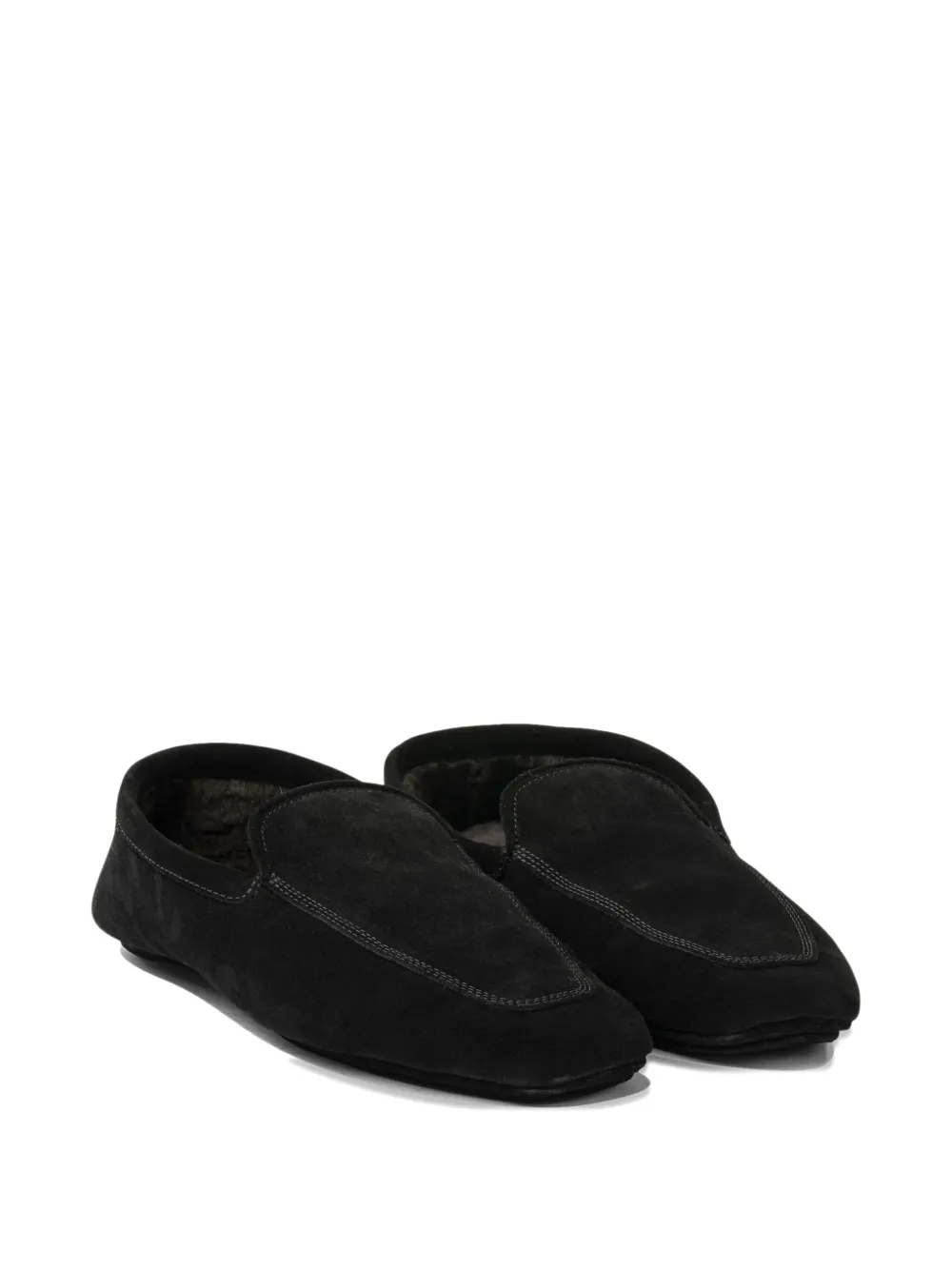 Henderson Baracco Suède loafers Bruin