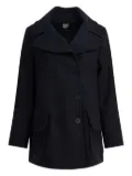 Ines De La Fressange Séraphine patch-pocket coat - Blue