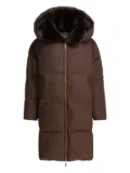 Max & Moi Danae padded hooded coat - Brown