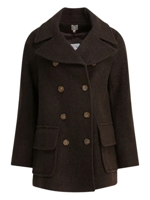Ines De La Fressange double-breasted wool coat