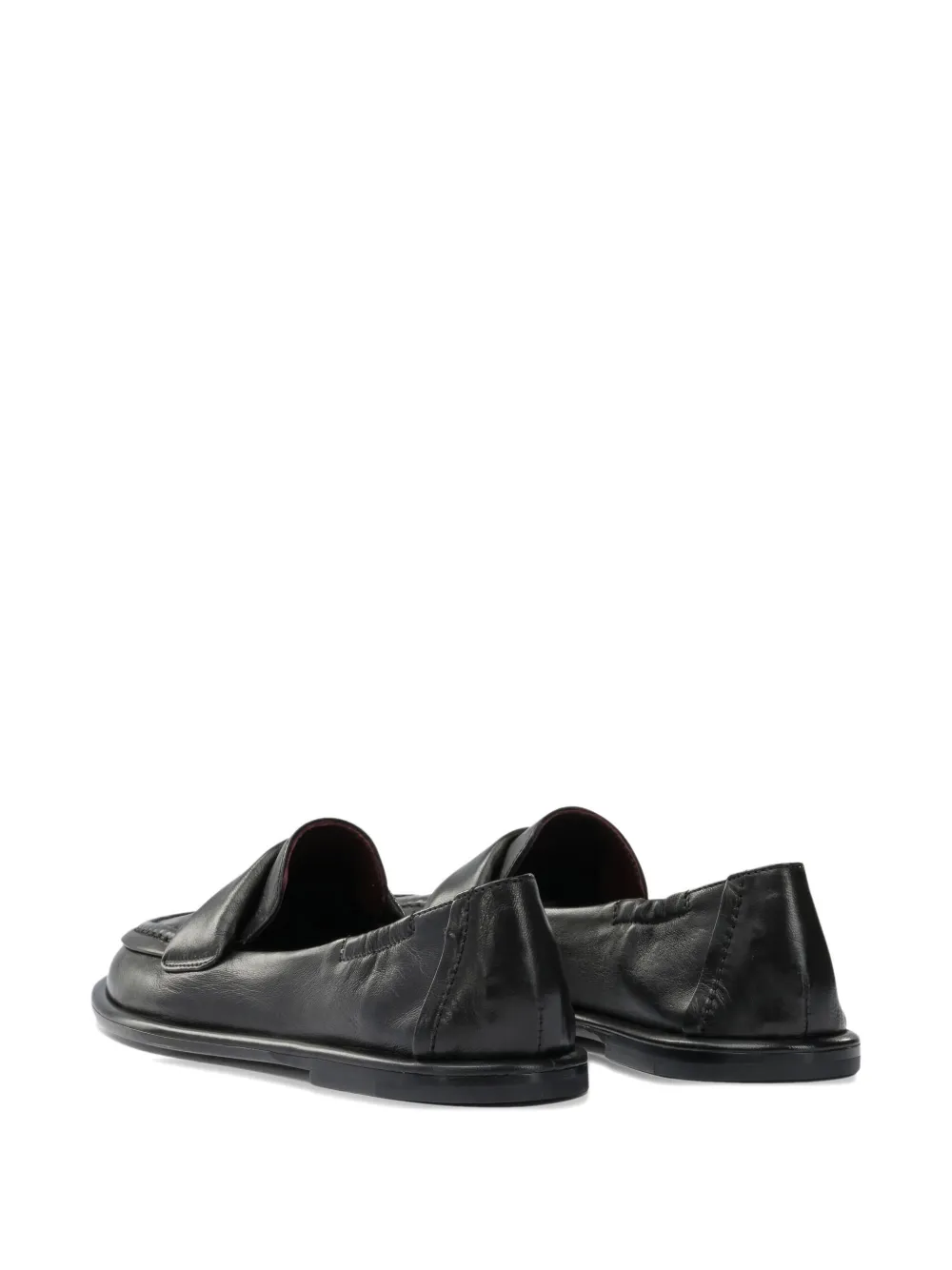 Pomme D'or Leather Loafers In Black