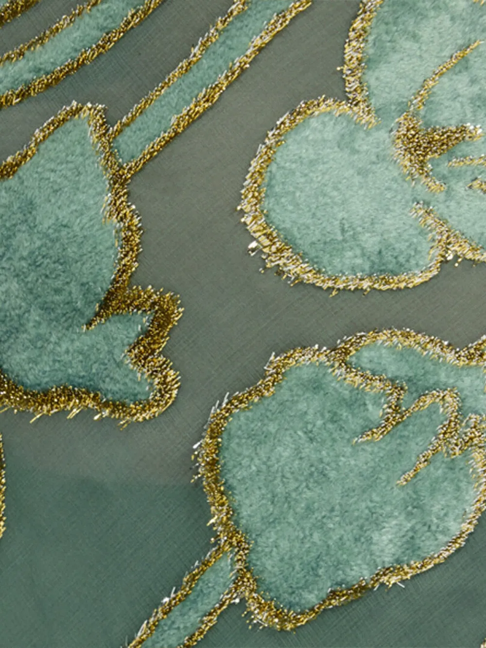 Roberto Cavalli Asymmetrische jurk met bloemenprint Groen