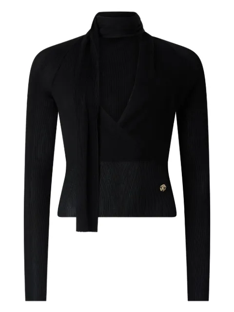 Roberto Cavalli — wrap-over sweater