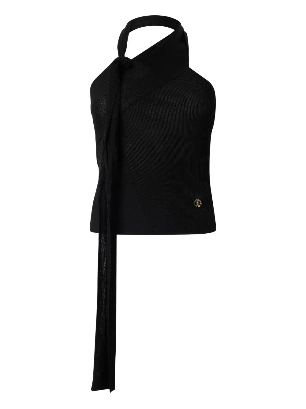 Roberto Cavalli open-shoulder knitted top | Black | Image 1