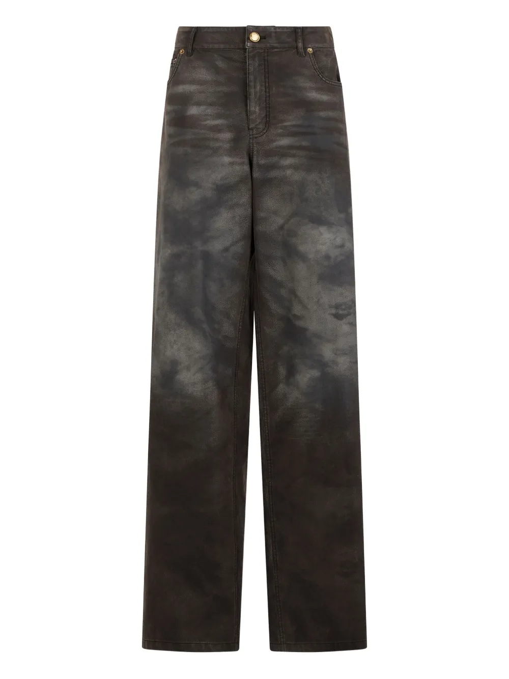 Roberto Cavalli Five-pockets Jeans In Black