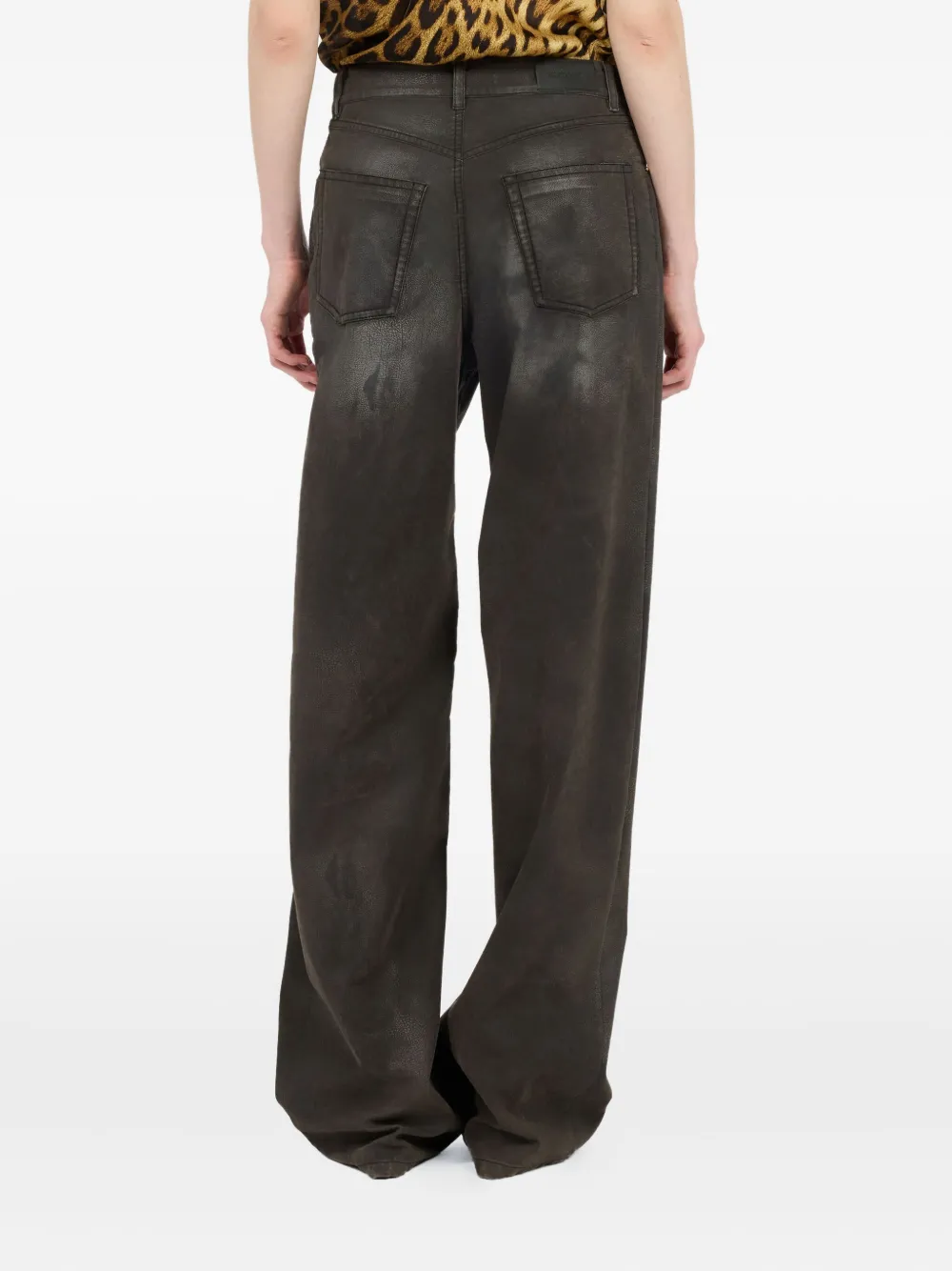 Roberto Cavalli Five-pockets Jeans In Black