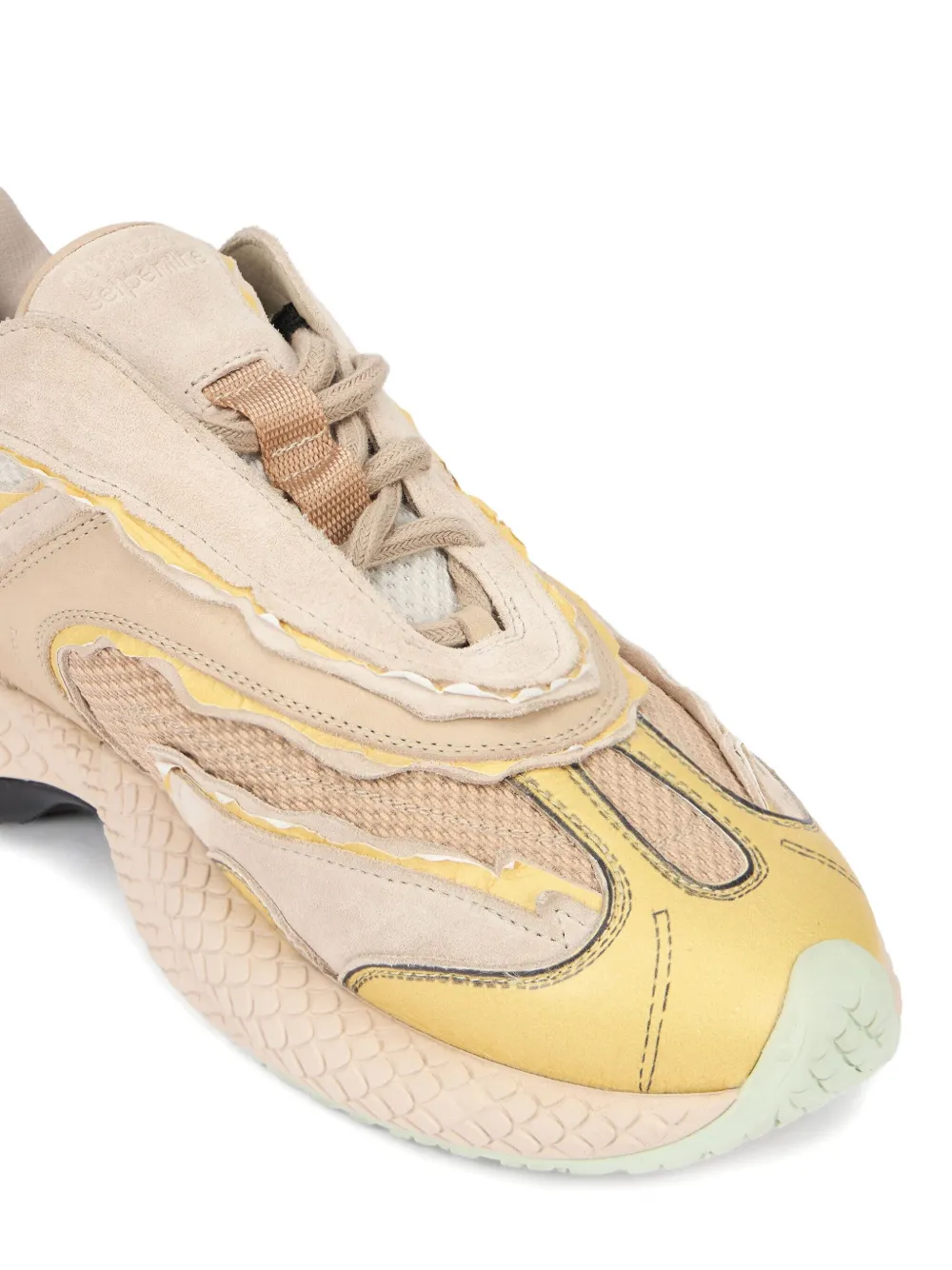 Roberto Cavalli Sneakers met chunky zool Beige
