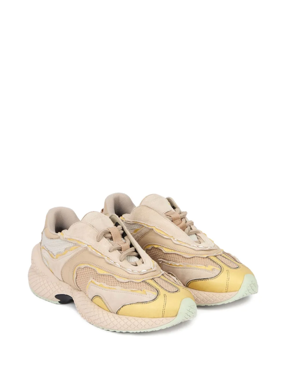 Roberto Cavalli Sneakers met chunky zool - Beige