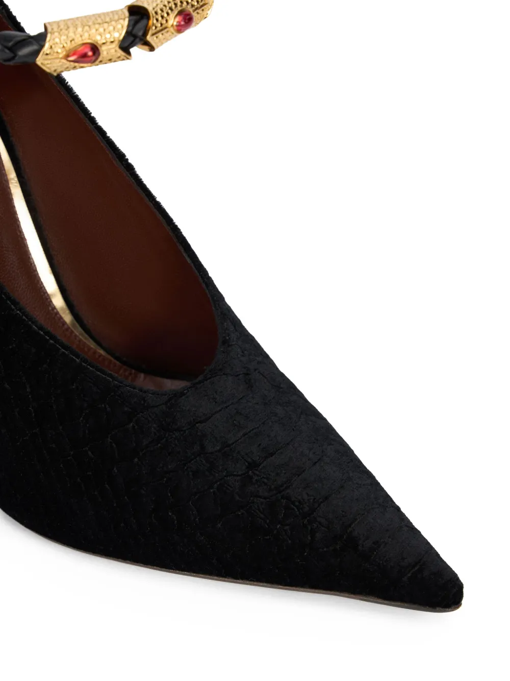 Roberto Cavalli Pumps met gevlochten band Zwart