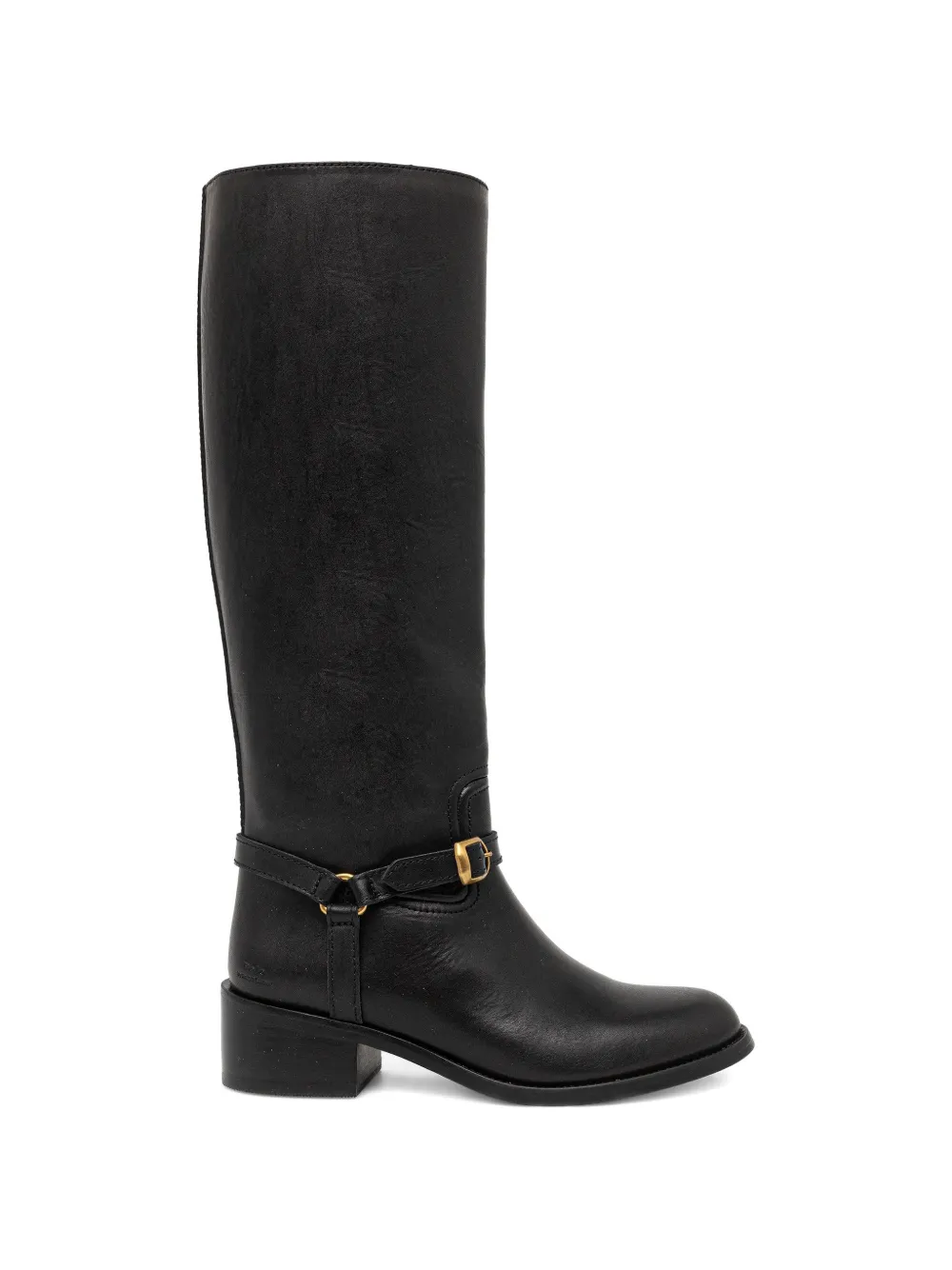 Polo Ralph Lauren buckle strap boots Zwart