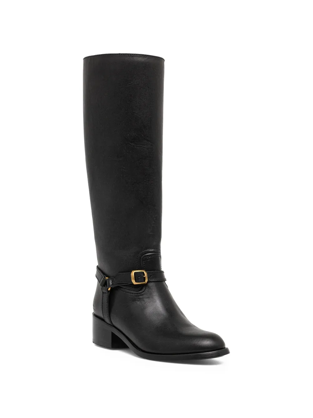 Polo Ralph Lauren buckle strap boots Zwart