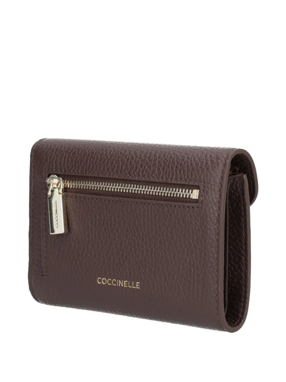 Coccinelle C-Me leather wallet - Bruin