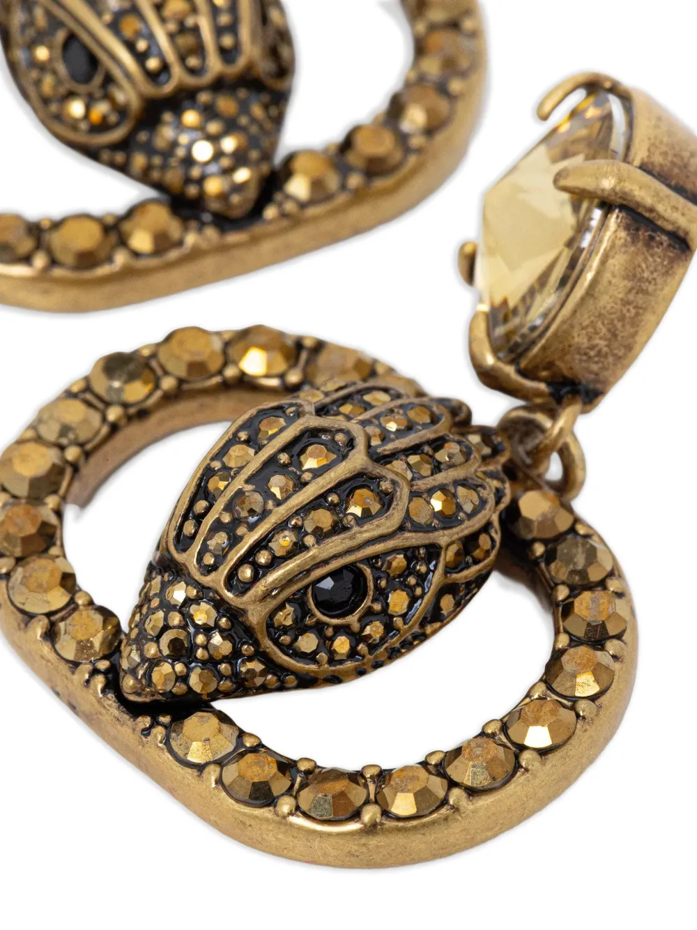 Kurt Geiger London Chelsea eagle-head drop earrings - Goud