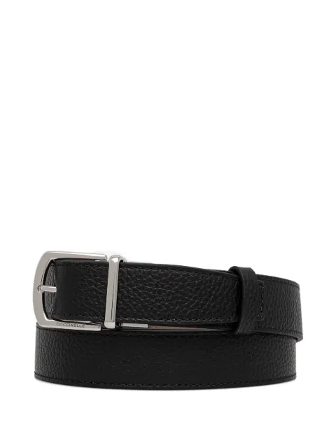 Coccinelle grained reversible belt